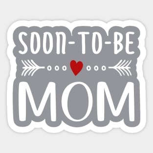 Soon To Be Mom Mother's Day Calligraphy Quote Sticker